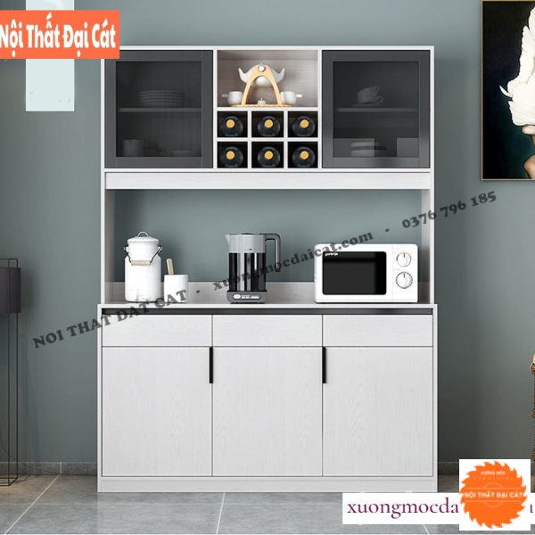 Tủ để đồ nhà bếp bằng gỗ cao cấp TBN098
