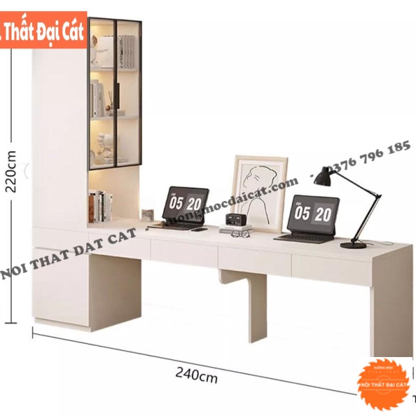 Bàn làm việc đôi hiện đại BLV133