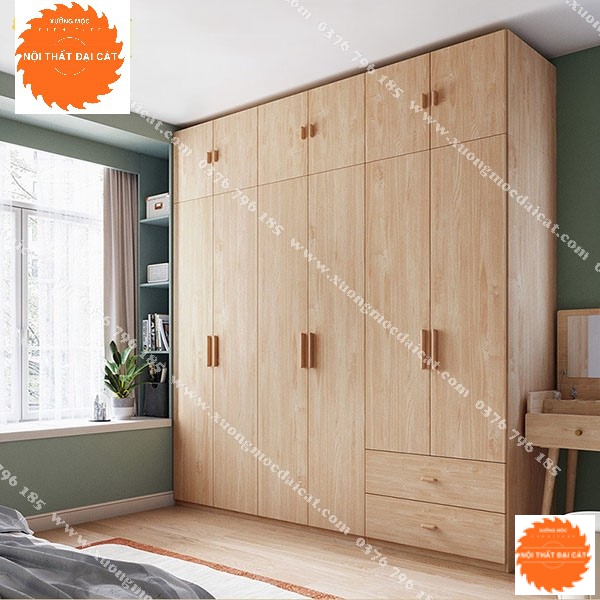 Tủ áo quần gỗ công nghiệp cao cấp TA193