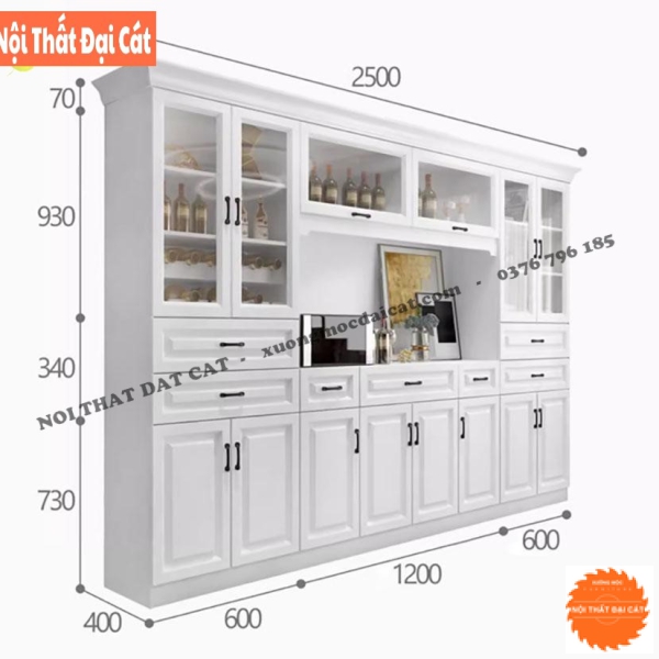 Tủ để đồ nhà bếp cáo cấp hiện đại TBN100