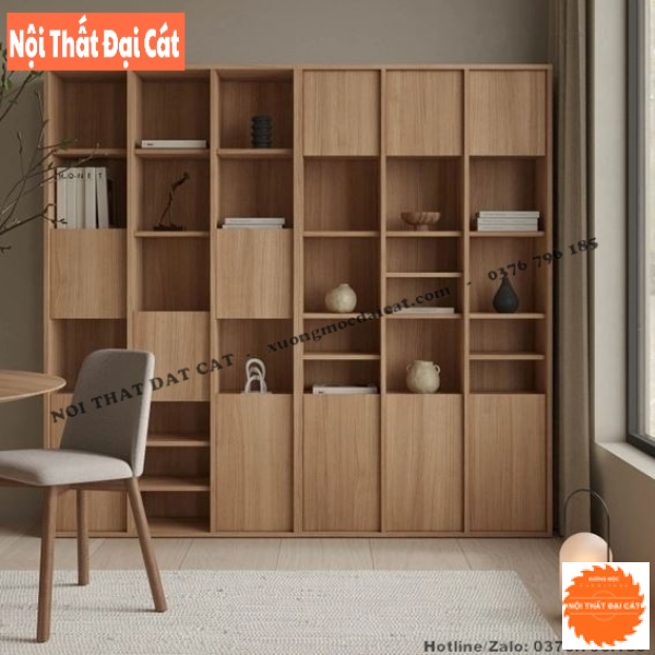 Kệ trưng bày đẹp bằng gỗ MDF KG030