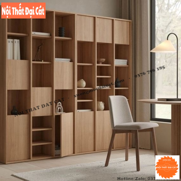 Kệ trưng bày đẹp bằng gỗ MDF KG030