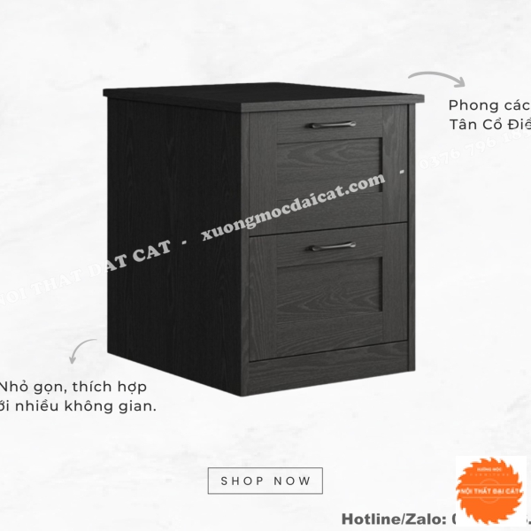 Tab đầu giường gỗ công nghiệp T064