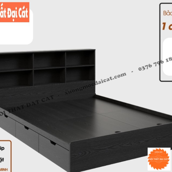 Giường ngủ gỗ thiết kế đa năng G120