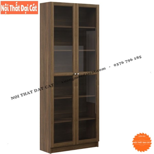 Kệ sách nhiều tầng thiết kế 2 cánh mở KS206