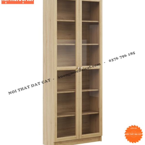 Kệ sách nhiều tầng thiết kế 2 cánh mở KS206