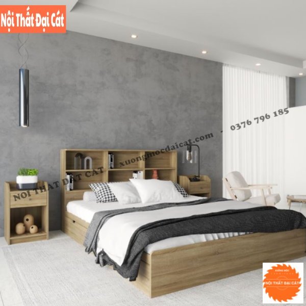 Giường ngủ gỗ thiết kế đa năng G120