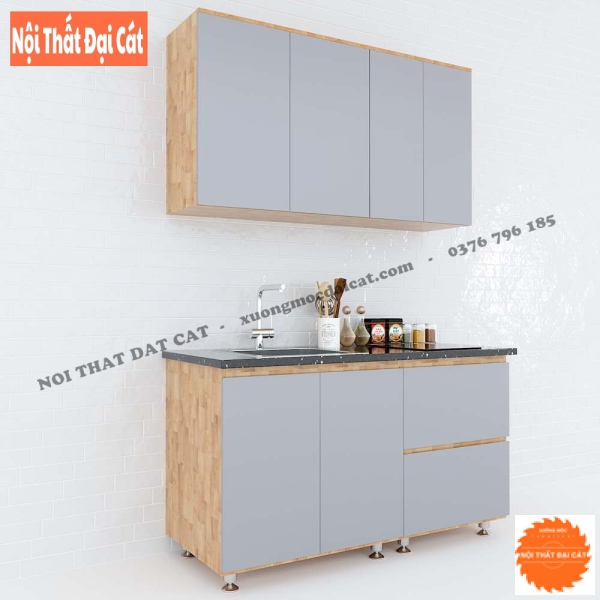 Tủ bếp mini thiết kế đa năng TBMN007