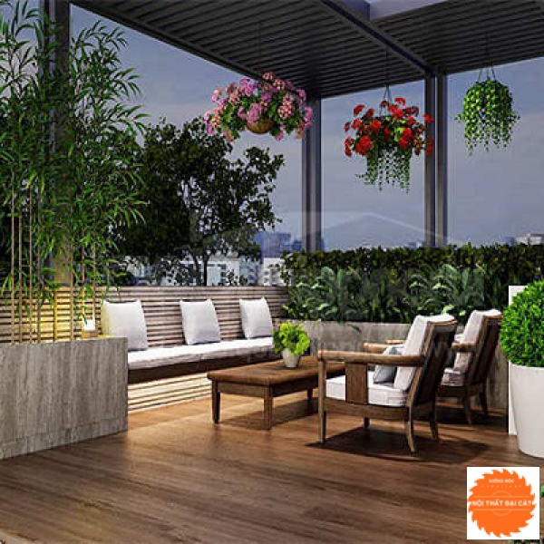 Thiết kế ban công cây xanh TTBC007