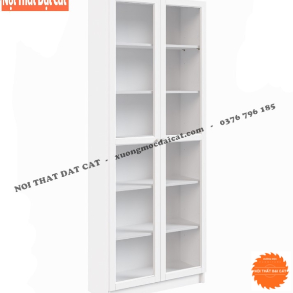 Kệ sách nhiều tầng thiết kế 2 cánh mở KS206