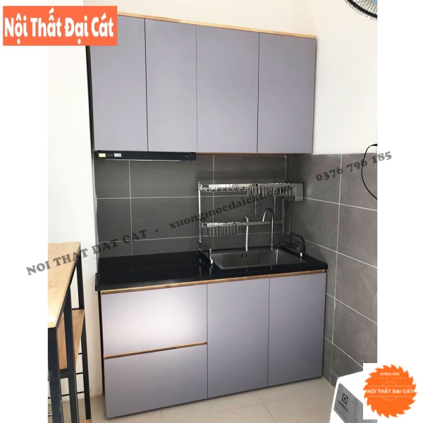 Tủ bếp mini thiết kế đa năng TBMN007