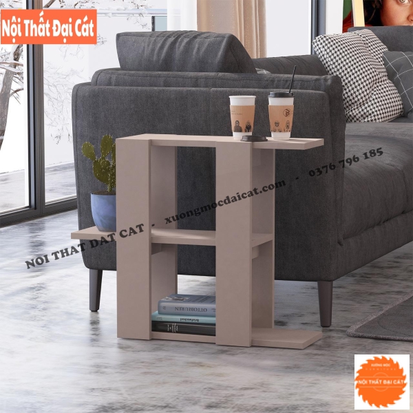 Bàn gỗ cạnh sofa thiết kế nhỏ gọn BGS003