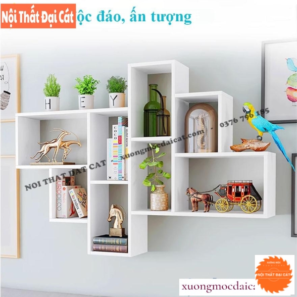 Kệ treo tường trang trí phòng khách KTT160