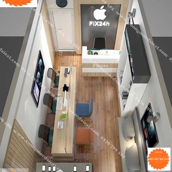 Mẫu thiết kế shop điện thoại MS004
