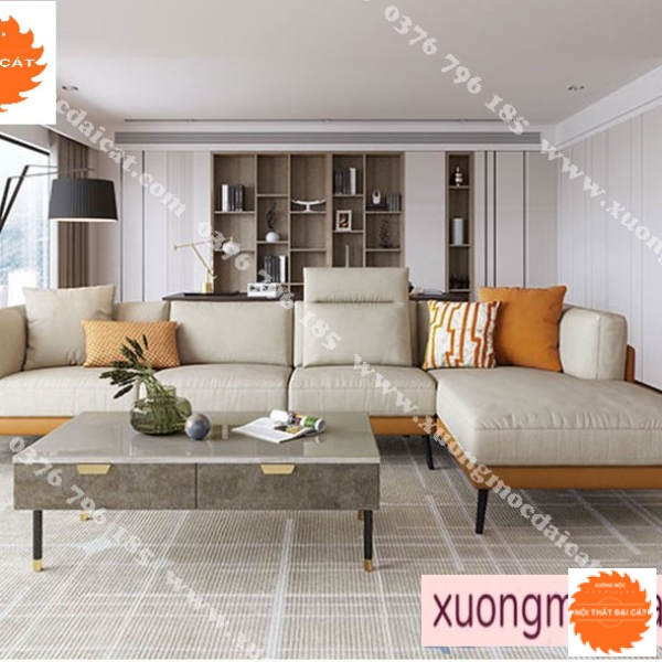 Ghế sofa góc L thiết kế sang trọng