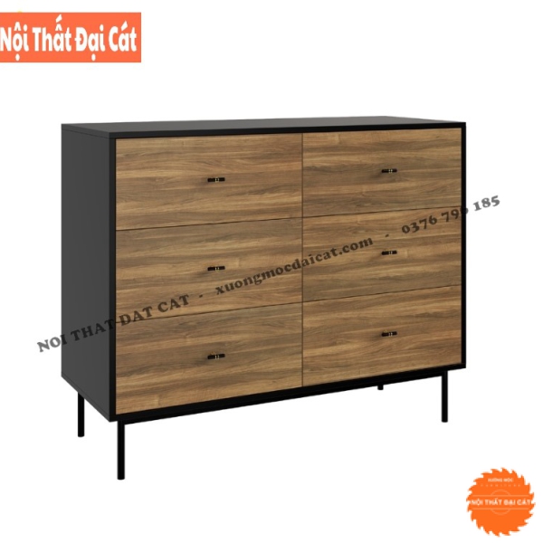 Tủ để đồ, tủ trang trí 6 hộc kéo TĐ070