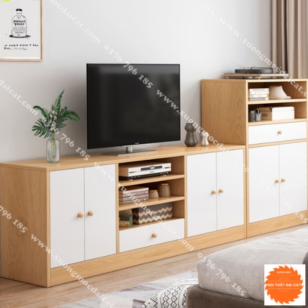 Kệ tivi bằng gỗ cho phòng khách KTV260