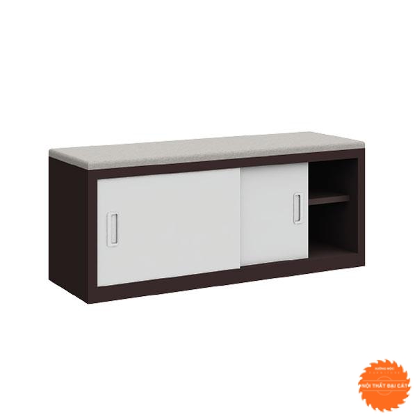 Tủ giày màu nâu gỗ cửa lùa TG157