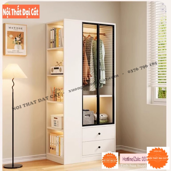 Tủ áo quần kết hợp bàn làm việc TA478