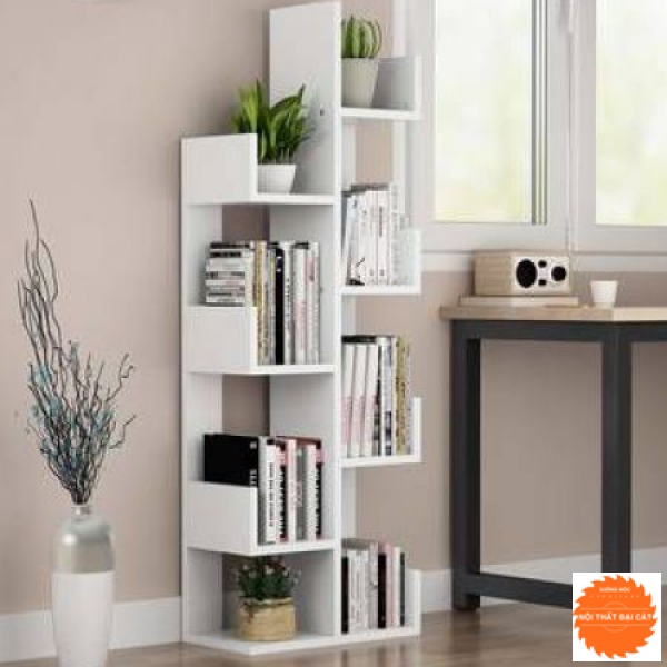 Kệ sách bằng gỗ phong cách hiện đại KS089