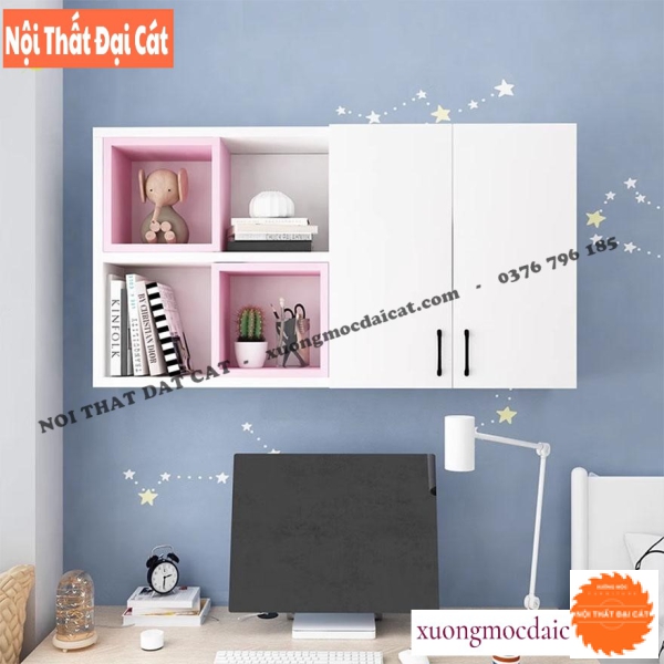 Kệ trang trí treo tường 2 cánh mở KTT161