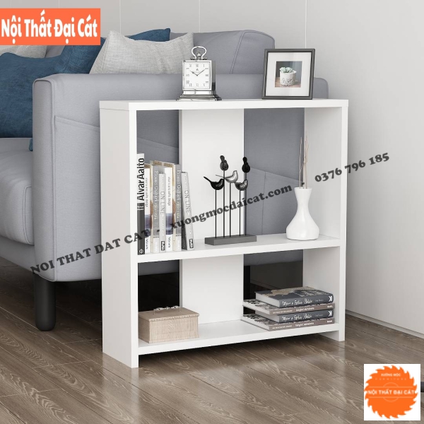 Bàn gỗ cạnh sofa tone trắng BGS005