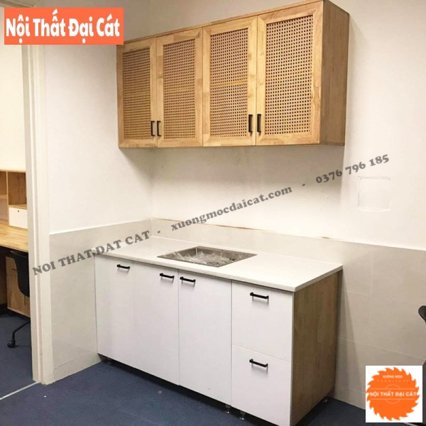 Tủ bếp mini cho diện tích nhỏ TBMN008