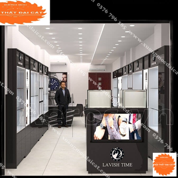 Mẫu thiết kế shop đồng hồ MS003
