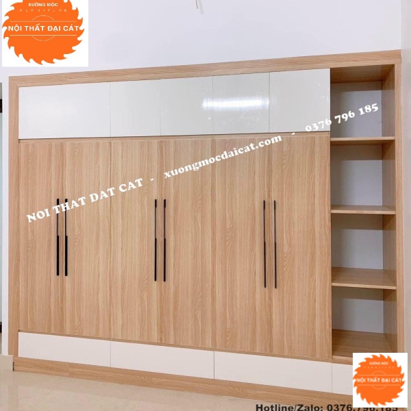 Tủ áo quần gỗ cánh mở MS22196