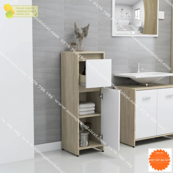 Tủ để đồ nhà tắm nhựa PVC TPT008