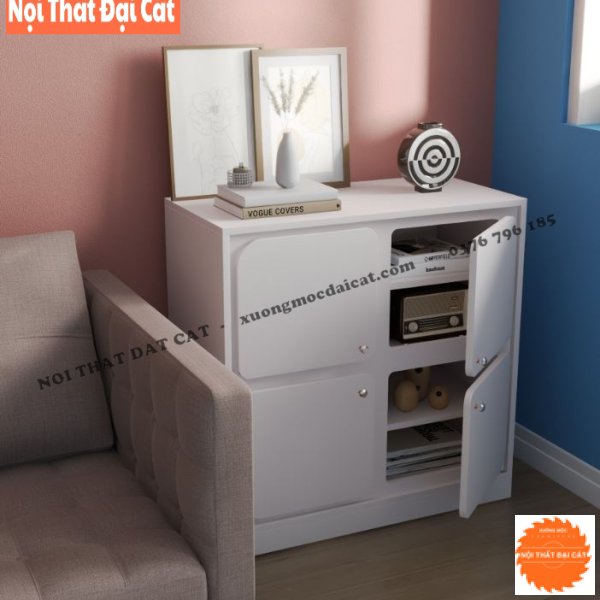Tủ lưu trữ trưng bày thiết kế 4 cánh mở TĐ077