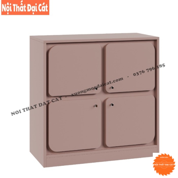 Tủ lưu trữ trưng bày thiết kế 4 cánh mở TĐ077