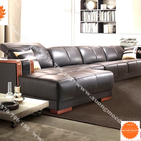 Sofa da đẹp sang trọng cho phòng khách