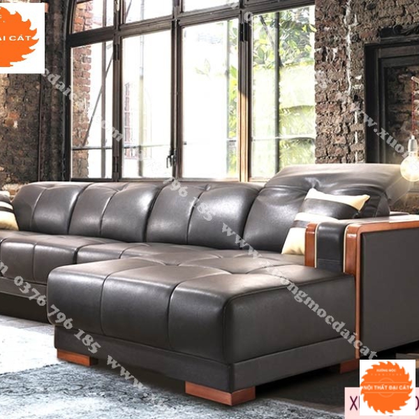 Sofa da đẹp sang trọng cho phòng khách