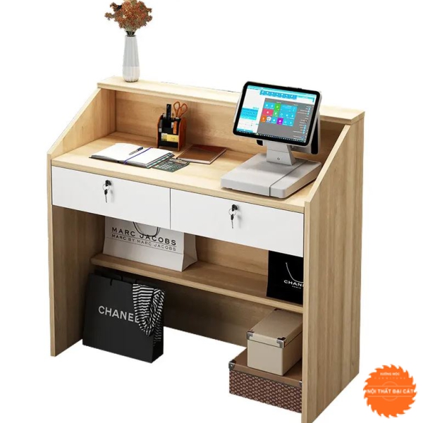 Quầy thu ngân thiết kế nhỏ gọn QTN015