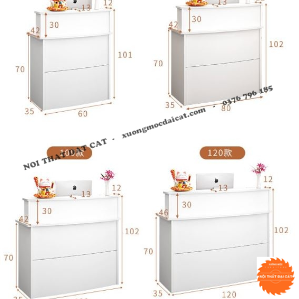 Quầy thu ngân cửa hàng QTN038