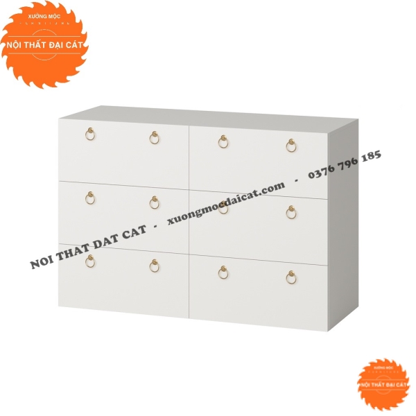 Tủ đựng đồ gia dụng 6 ngăn kéo đẹp TĐ081