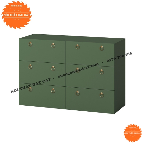 Tủ đựng đồ gia dụng 6 ngăn kéo đẹp TĐ081