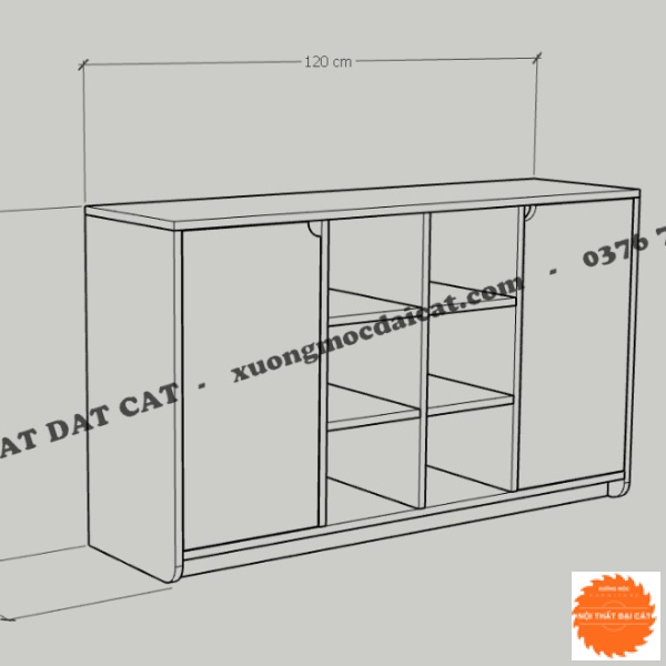 Tủ đựng đồ đa năng - tủ trang trí TĐ082