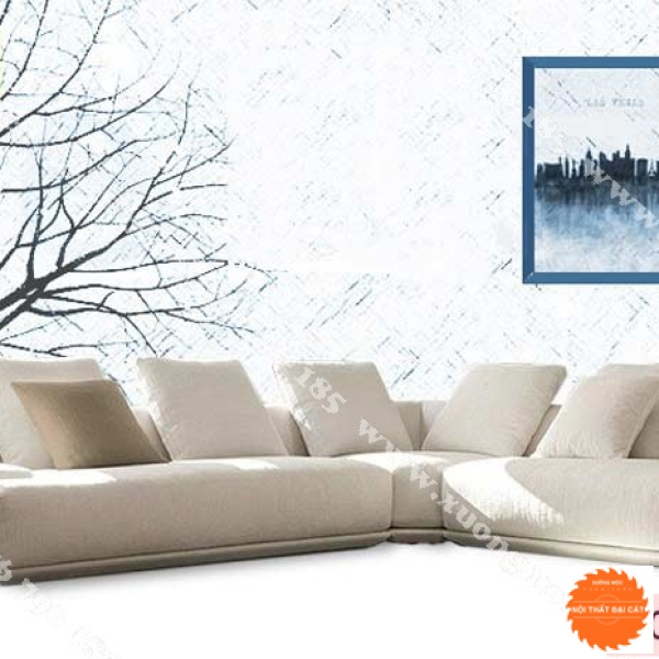 Ghế sofa đẹp thiết kế góc L hiện đại 