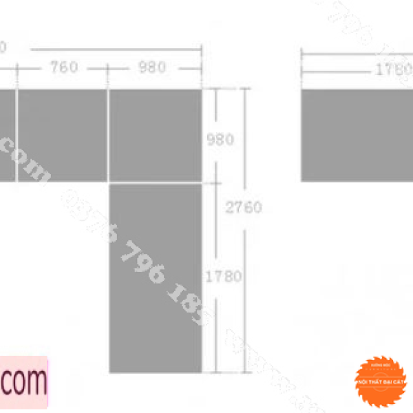 Ghế sofa đẹp thiết kế góc L hiện đại 