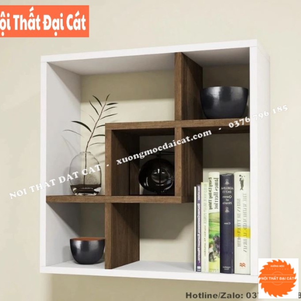 Kệ trang trí treo tường phòng khách KTT104