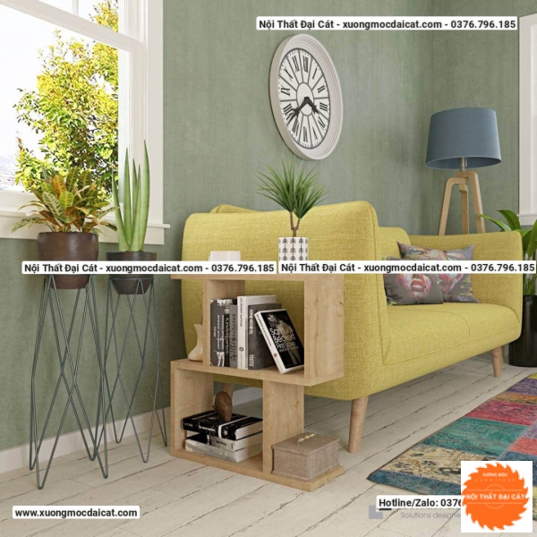 Bàn gỗ nhỏ cạnh sofa BGS012