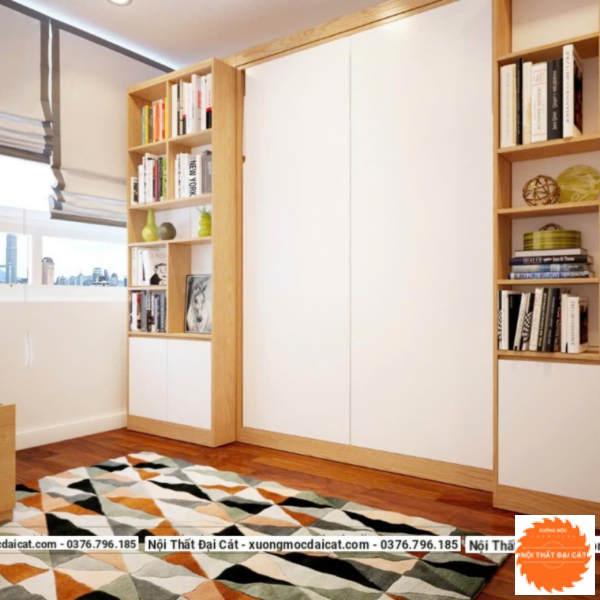 Giường gấp thông minh gỗ MDF GG009