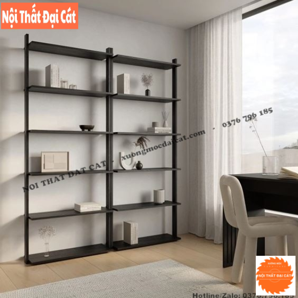 Kệ gỗ trưng bày thiết kế đơn giản KG032