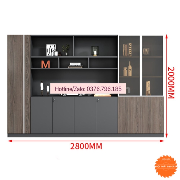 Tủ giám đốc lưu trữ, trang trí đẹp TGĐ009