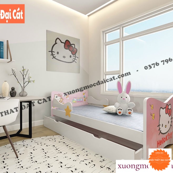 Giường ngủ dáng yêu cho bé GTE031