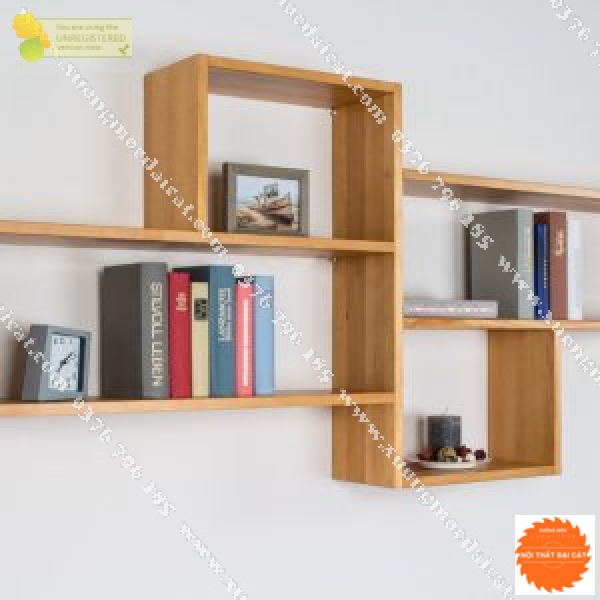 Kệ sách đẹp treo tường KS123