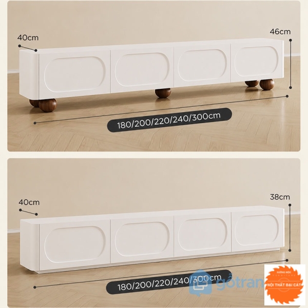 Kệ tivi gỗ thiết kế hiện đại KTV436