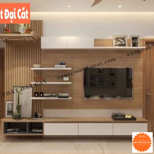 Vách ốp kệ tivi VO038